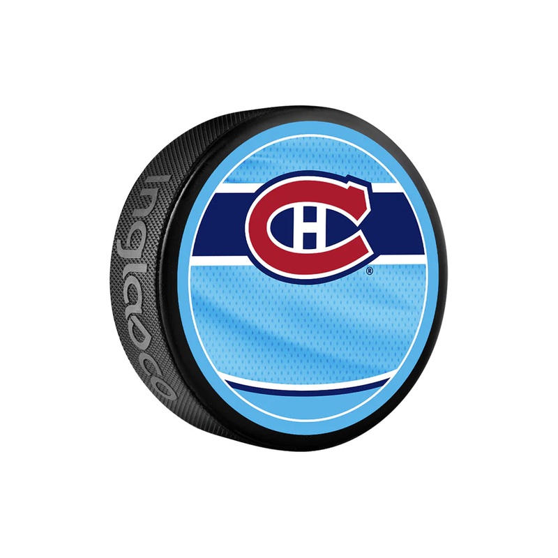 Pre-Order – Sean Monahan Autographed Montreal Canadiens Reverse Retro Hockey Puck