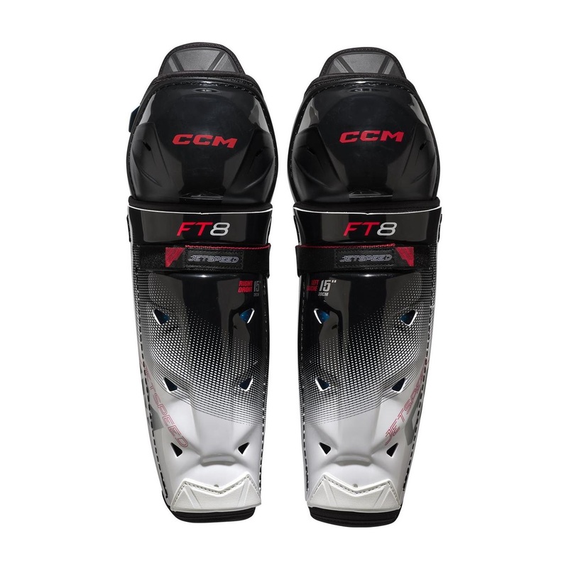 CCM Shin Guards Jetspeed FT8 Sr