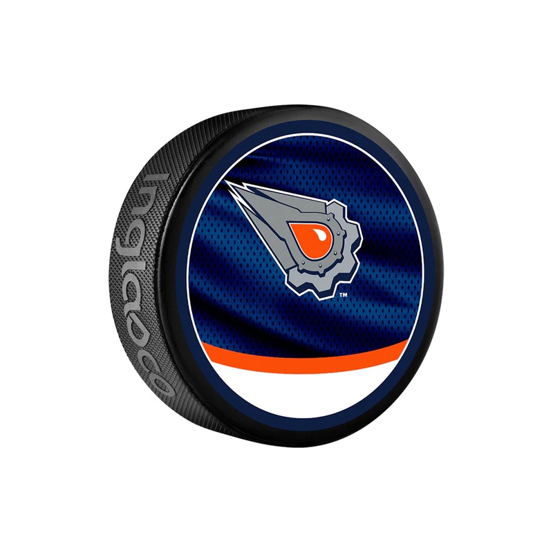 Pre-Order – Trent Frederic Autographed Edmonton Oilers Reverse Retro Hockey Puck