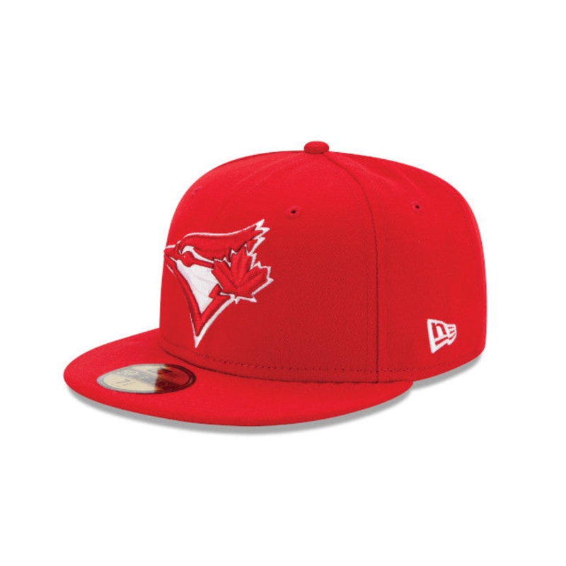Toronto Blue Jays Scarlet 59FIFTY Fitted Cap