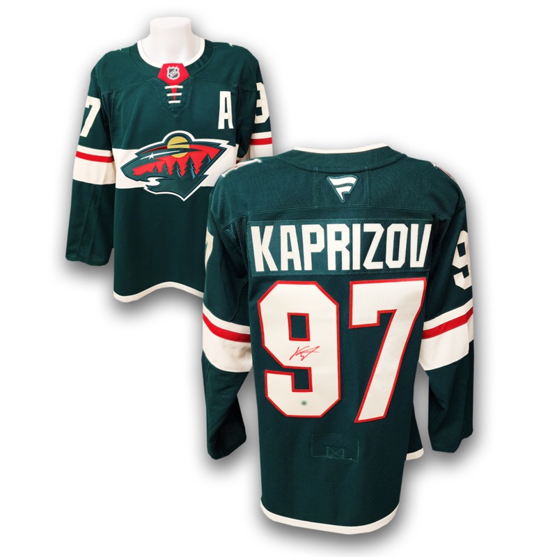Kirill Kaprizov Autographed Minnesota Wild Home Fanatics Premium Jersey