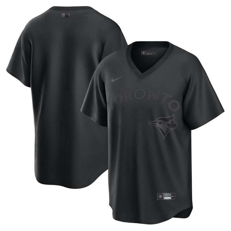 Blue Jays Pitch Black Replica T-Shirt Jersey