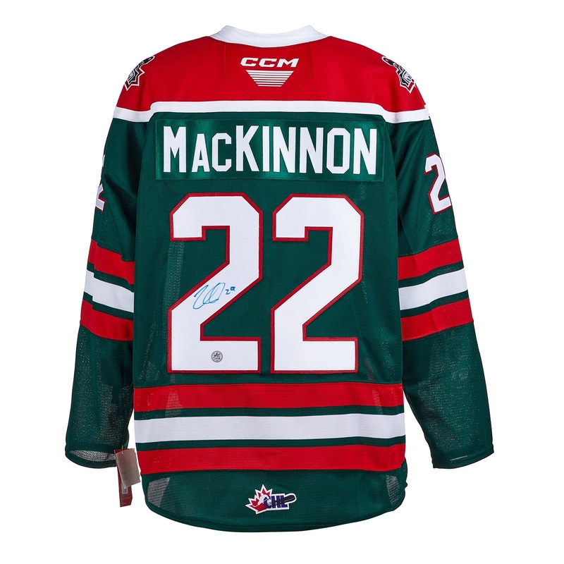 Nathan MacKinnon Signed Halifax Mooseheads CHL CCM Jersey
