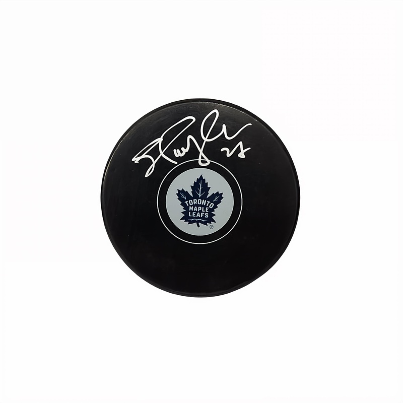 Shayne Corson Autographed Toronto Maple Leafs Hockey Puck