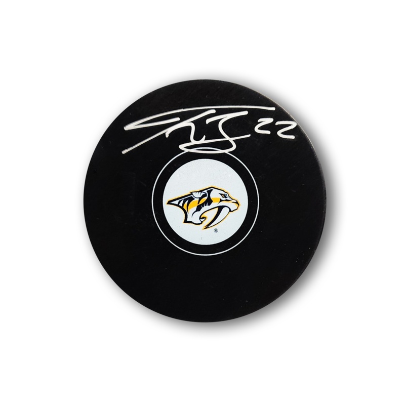 Tyson Barrie Autographed Nashville Predators Hockey Puck