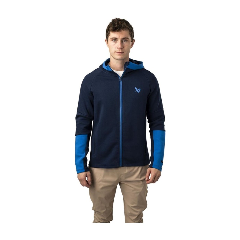 Bauer Sweater FLC Colorblock Fullzip Sr Navy