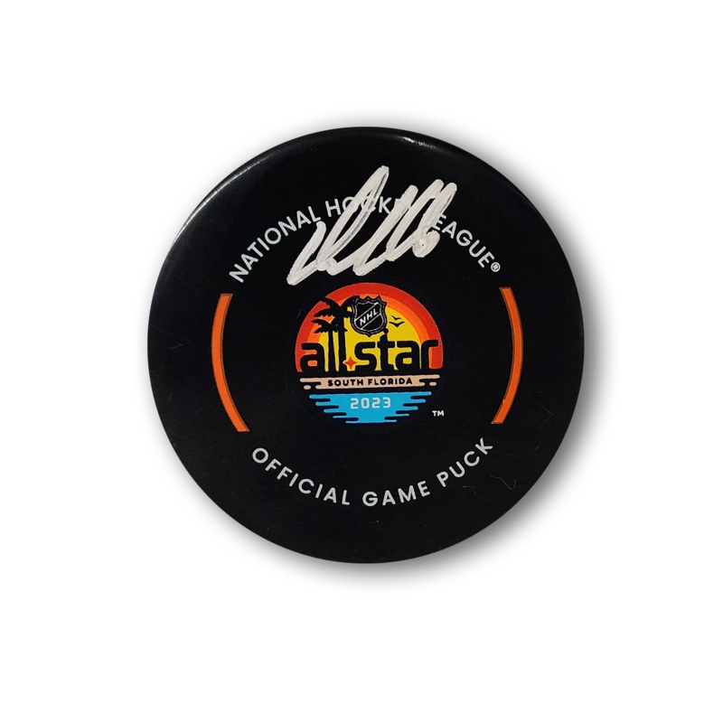 Aleksander Barkov Autographed 2023 NHL All Star Official Hockey Puck