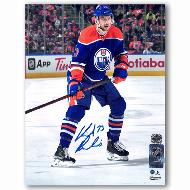 Vincent Desharnais Autographed Edmonton Oilers Autographed Home 8×10 Photo