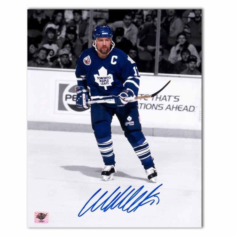 Wendel Clark Autographed Toronto Maple Leafs 8×10 Photo