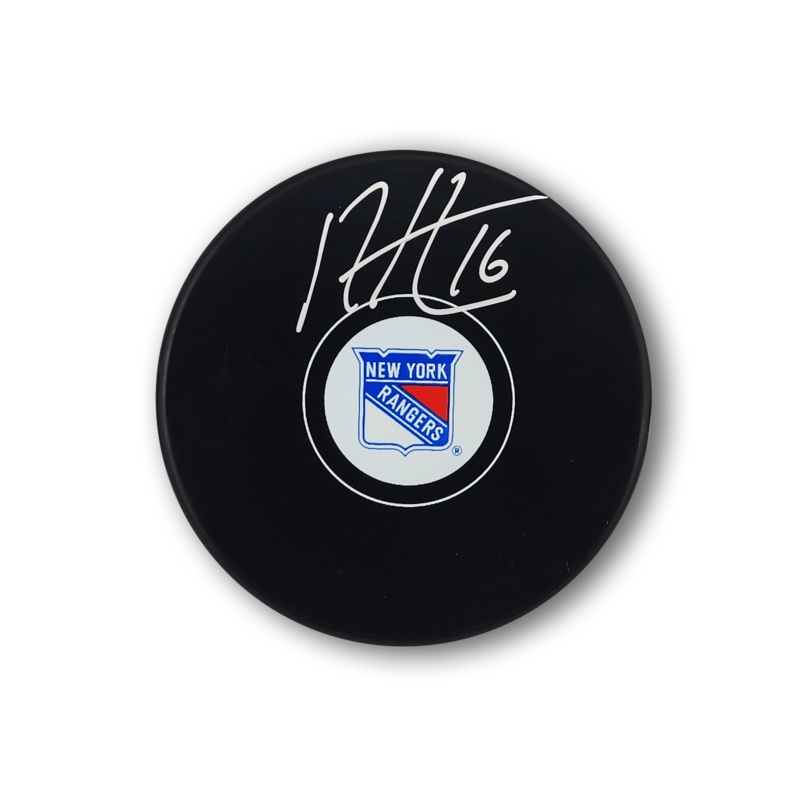 Ryan Strome Autographed New York Rangers Hockey Puck