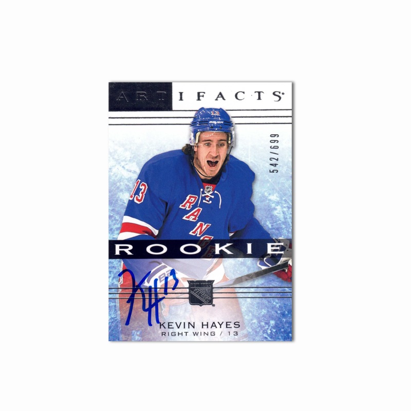2014-15 UD Artifacts #183 KEVIN HAYES Autographed Rookie Card