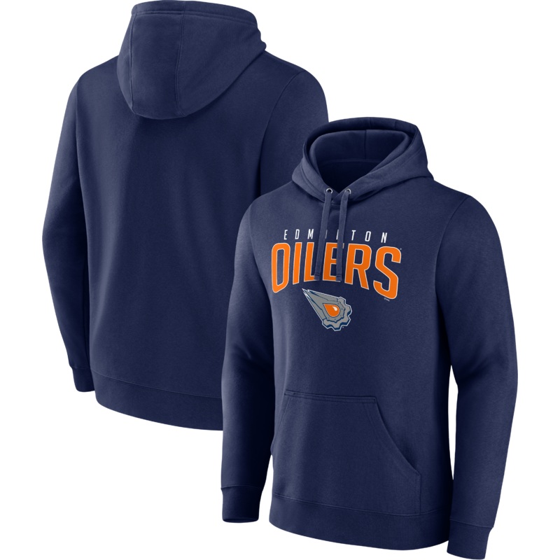 Authentic Cotton Fleece Edmonton Oilers Hoodie