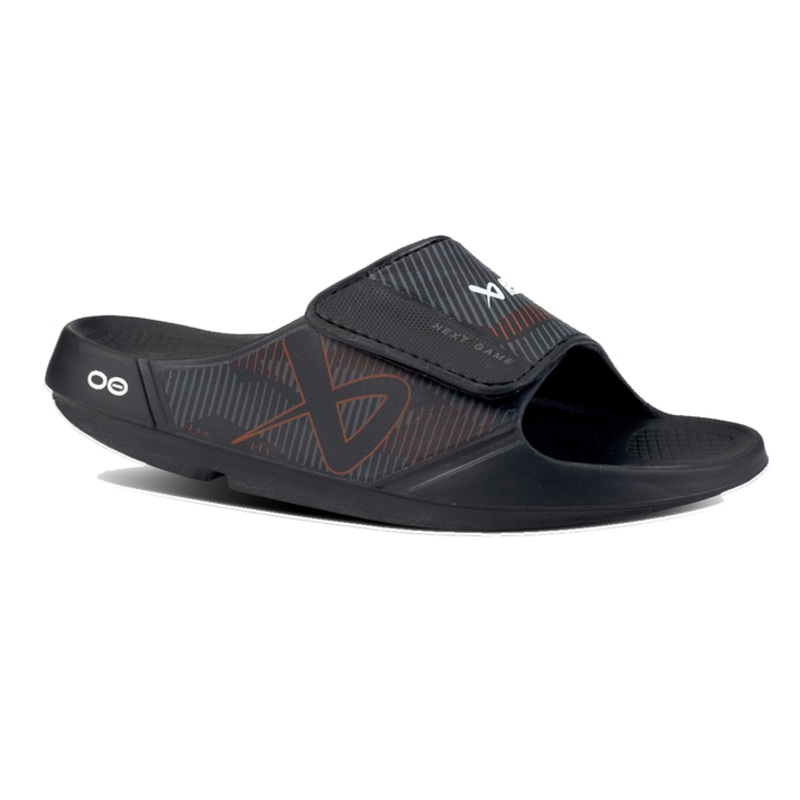 OOFOS NG Sport Flex Slides|BLACK|JR5/W7|M6/W8|M7/W9|M8/W10|M9/W11|M10/W12|M11/W13|M13/W15