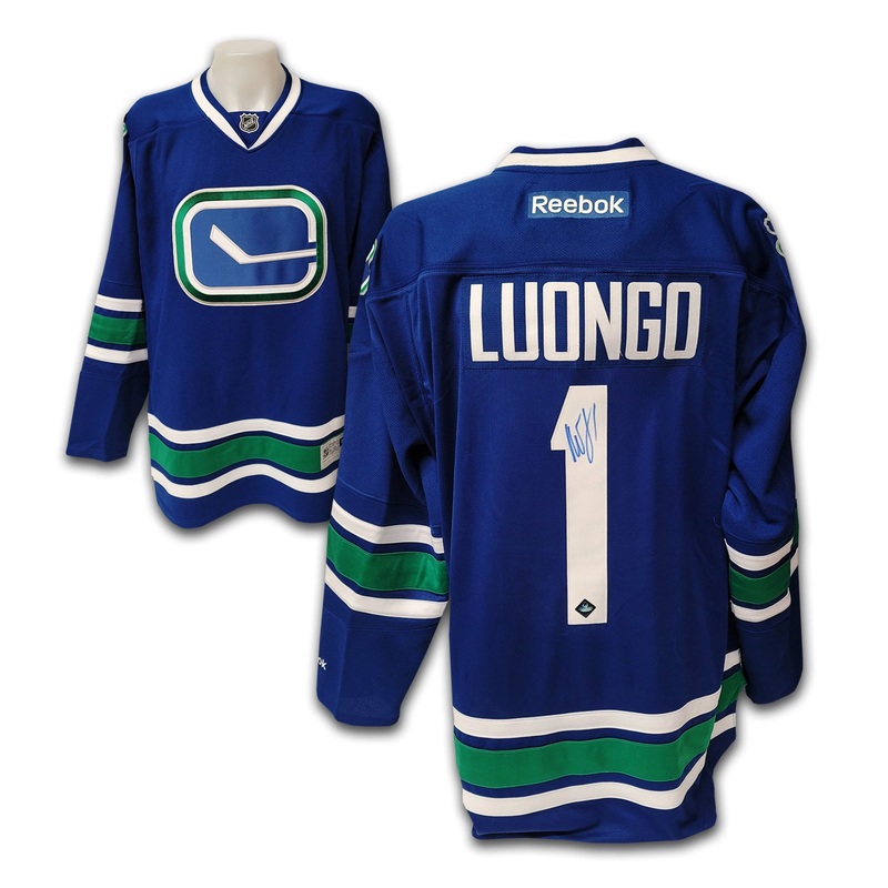 Roberto Luongo Vancouver Canucks Blue Third Reebok Jersey