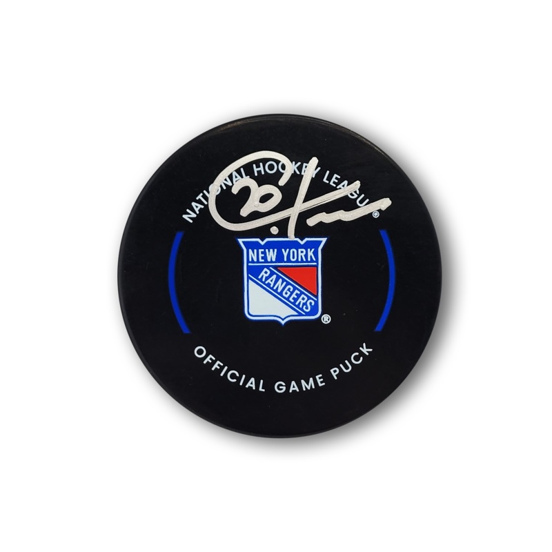 Chris Kreider Autographed New York Rangers Official Hockey Puck