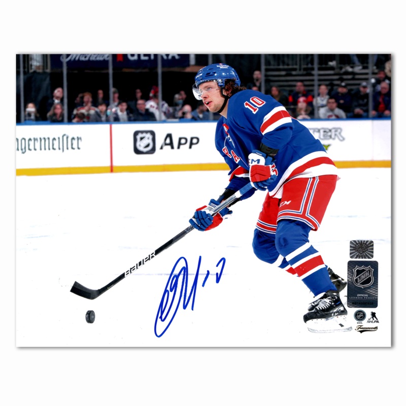 Artemi Panarin Autographed New York Rangers Home Horiziontal 8×10 Photo