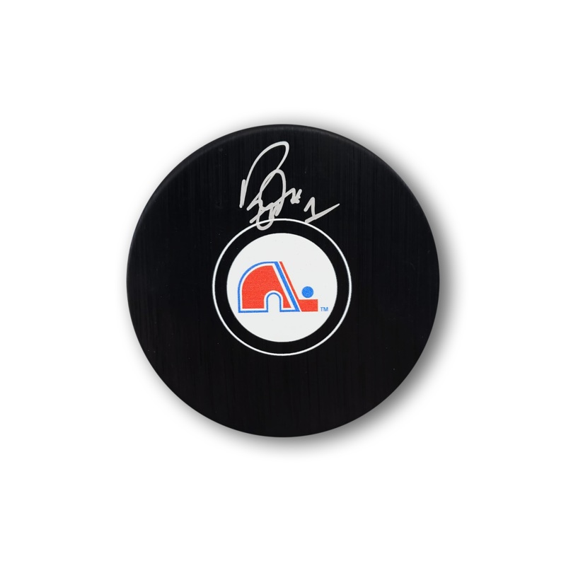 Ron Tuggnutt Autographed Quebec Nordiques Hockey Puck