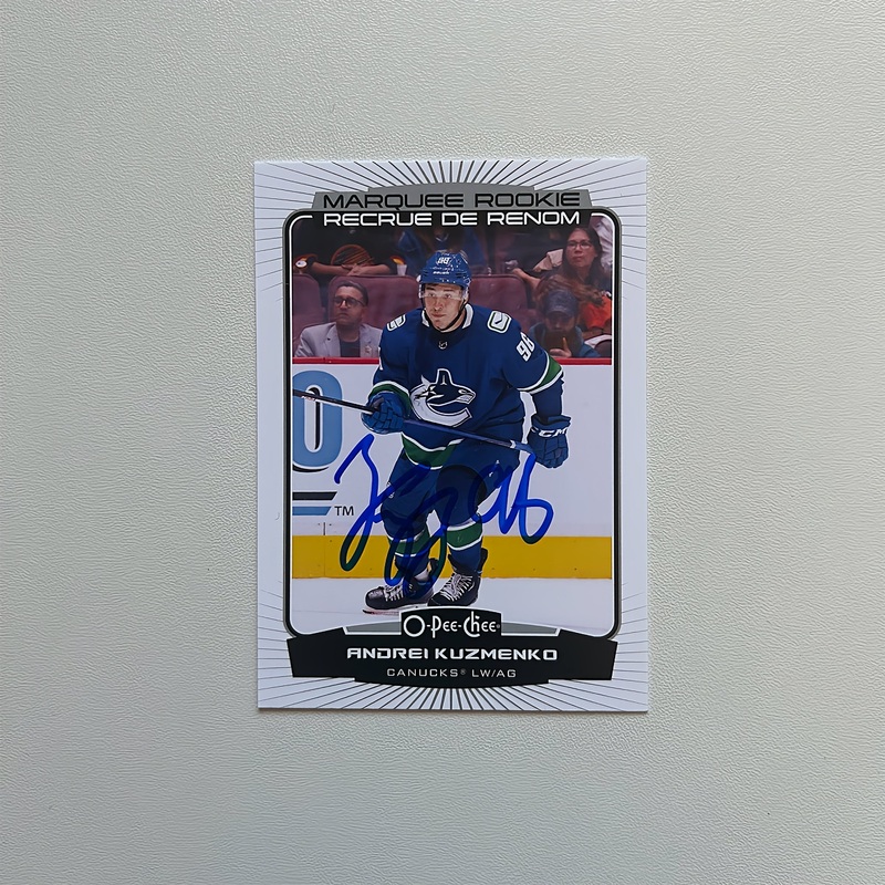 2022-23 OPC Marquee #579 ANDREI KUZMENKO Autographed Rookie Card
