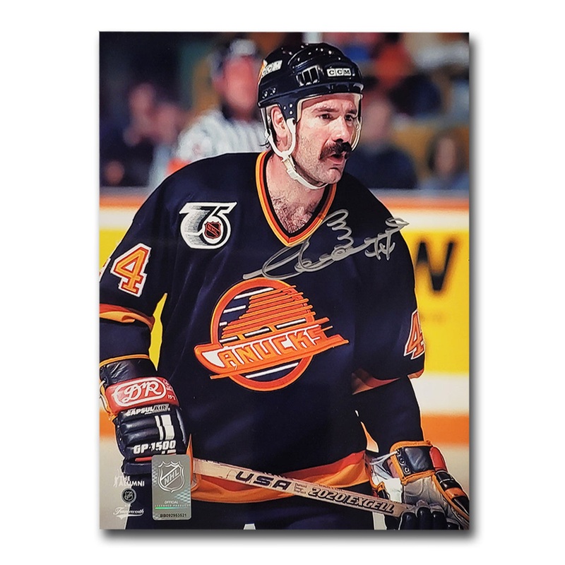 Dave Babych Vancouver Canucks Autographed 8×10 Photo
