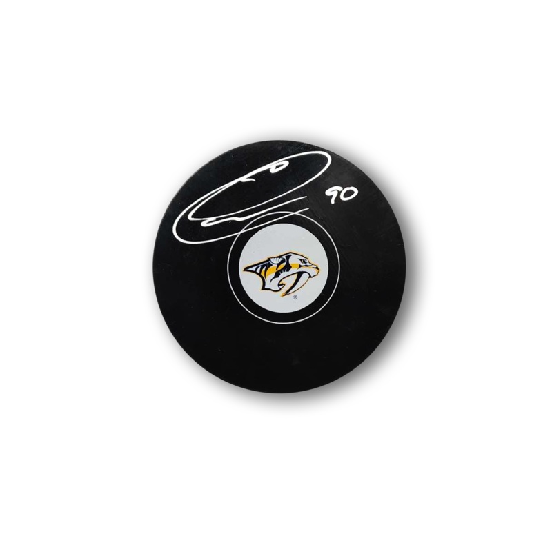 Ryan O’Reilly Autographed Nashville Predators Hockey Puck