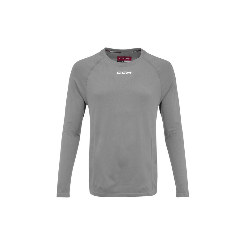 CCM Shirt Long Sleeve Training Sr GREY