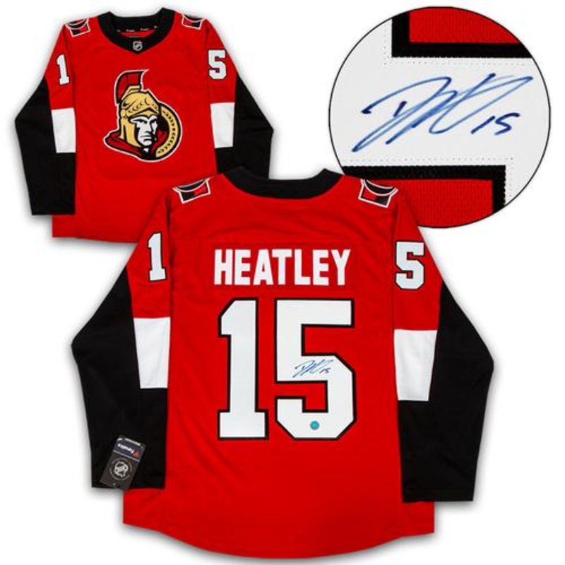Dany Heatley Ottawa Senators Autographed Fanatics Jersey