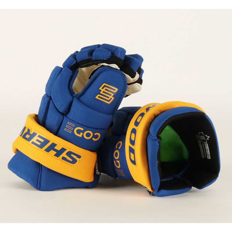 13 Sherwood Code Encrypt 1 Gloves – Team Stock St. Louis Blues
