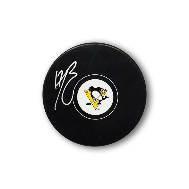 Bryan Rust Autographed Pittsburgh Penguins Hockey Puck