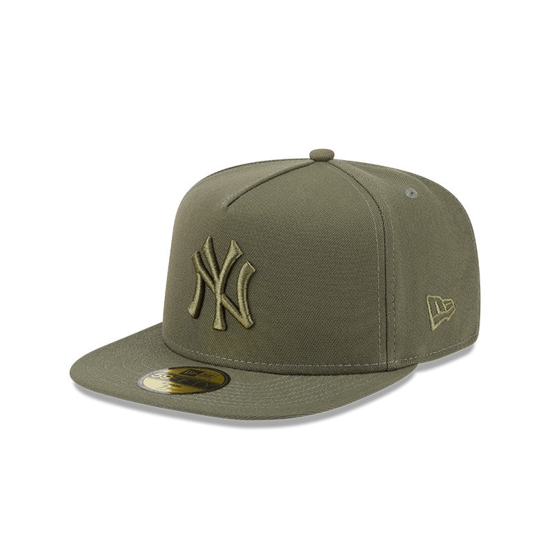 New Era New York Yankees Olive Color Pack A-Frame 59FIFTY Fitted Hat