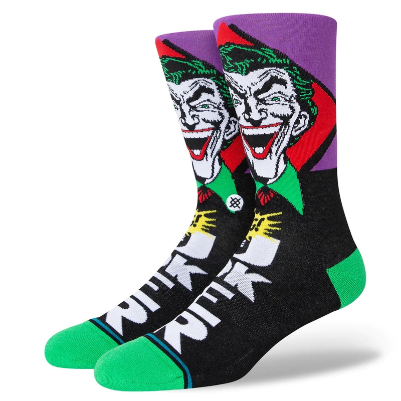 Batman X Joker Comic Crew Socks