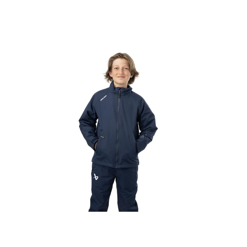 Bauer Jacket Team Midweight Yth Navy