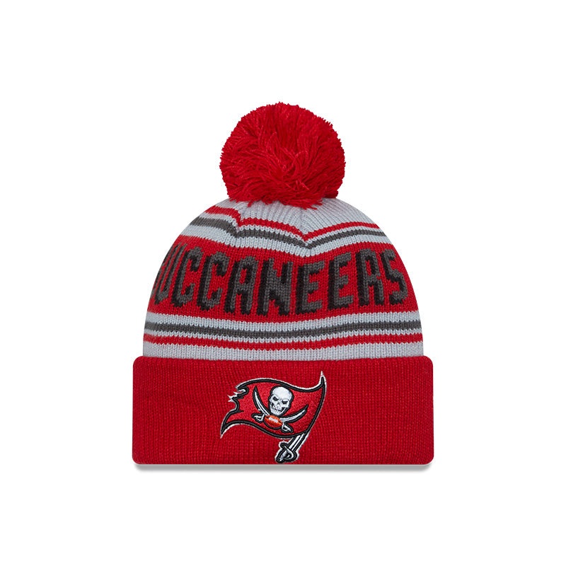 New Era Tampa Bay Buccaneers Cuffed Knit Hat with Pom