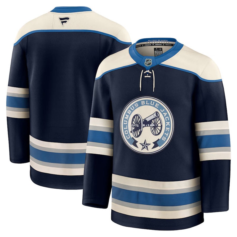 Pre-Order – Sean Monahan Autographed Columbus Blue Jackets Alternate Fanatics Premium Jersey
