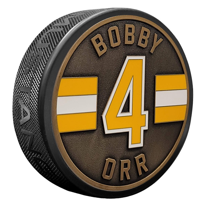 Bobby Orr Puck – Boston Bruins Bronze Medallion