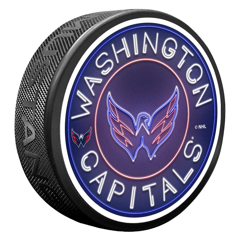 Washington Capitals Puck – Neon