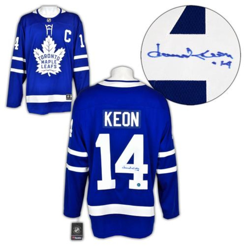 Dave Keon Toronto Maple Leafs Autographed Fanatics Jersey