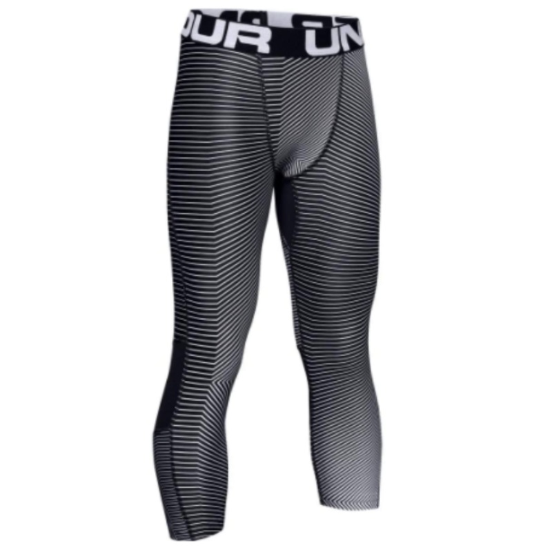 3/4 PRINTED PANT|BLACK|S|M|L|XL