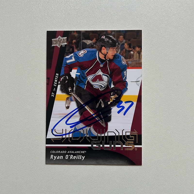 2009-10 UD Young Guns #213 RYAN O’REILLY Autographed Rookie Card