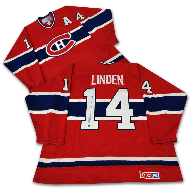 Trevor Linden Montreal Canadiens Red CCM Jersey