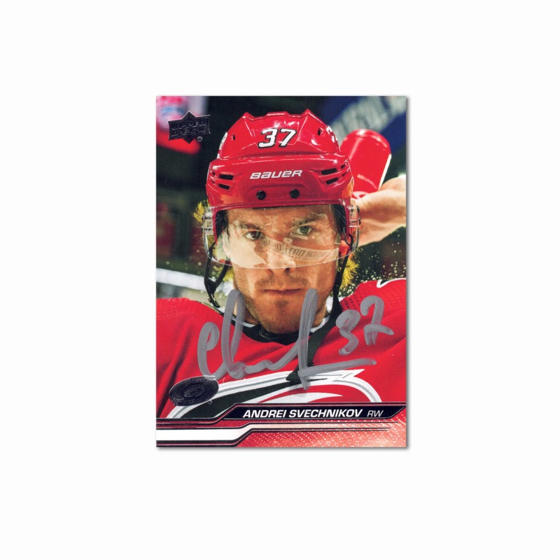 2023-24 Upper Deck UD #282 ANDREI SVECHNIKOV Autographed Card