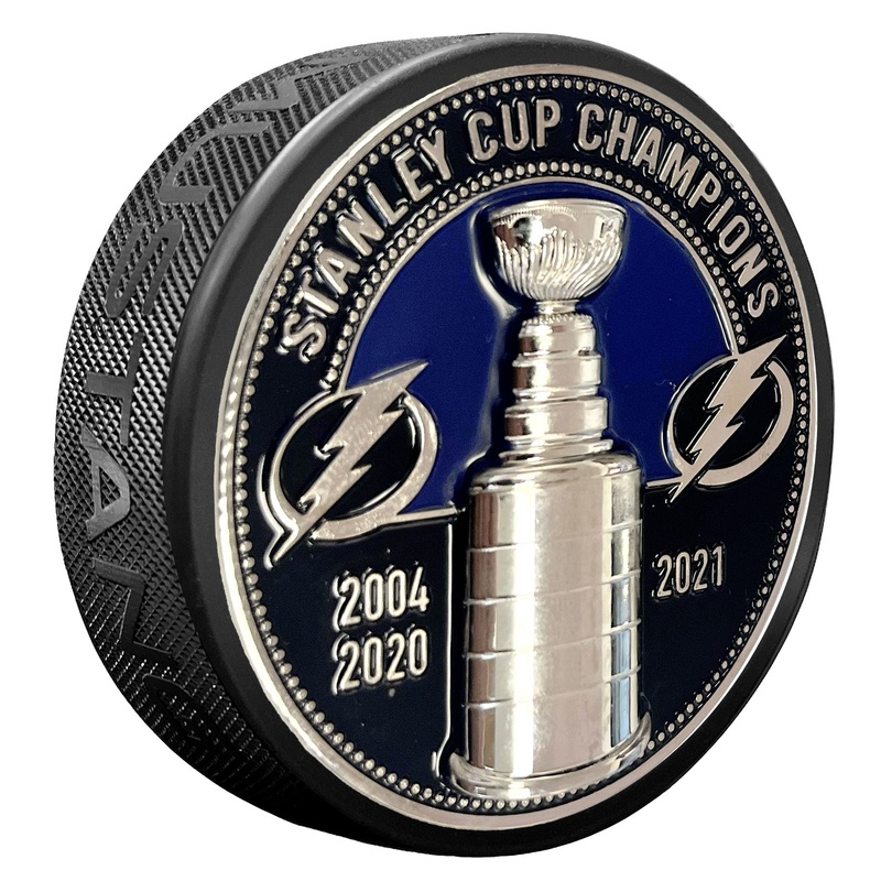 Tampa Bay Lightning Puck – Ultra 3D Stanley Cup Medallion