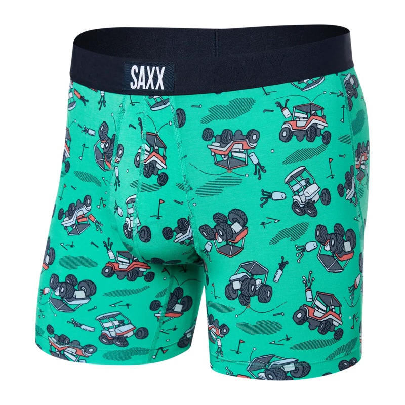 Vibe Boxer Brief – Off Course Carts/Green