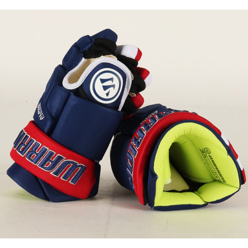 10 Warrior Alpha Classic Junior New York Rangers Gloves