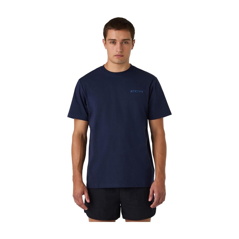 CCM T-Shirt Casual Sr Classic Navy
