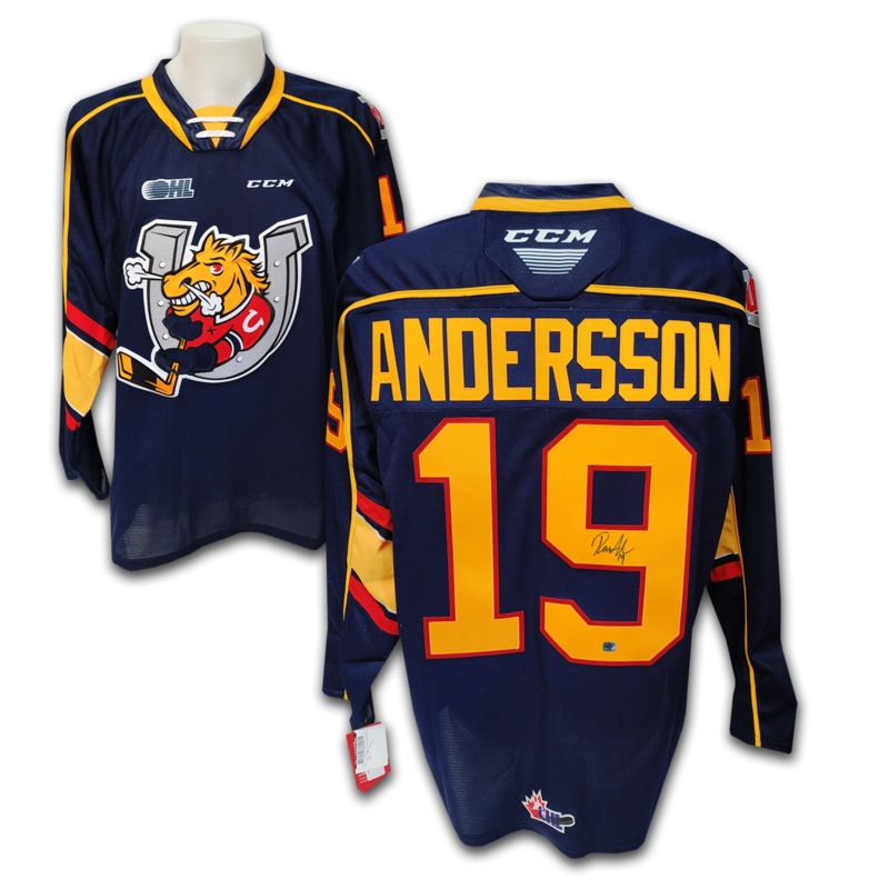 Rasmus Andersson Barrie Colts Navy CCM Jersey