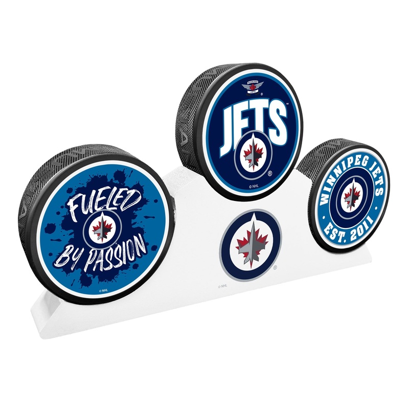 Winnipeg Jets – 3 Puck Podium Set