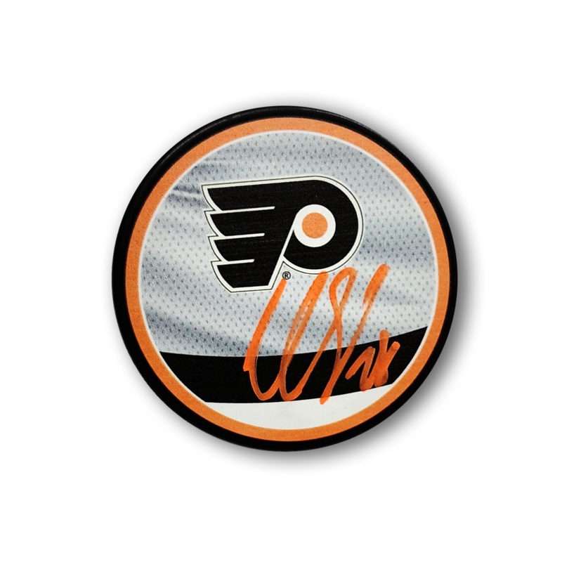 Claude Giroux Autographed Philadelphia Flyers Reverse Retro 2.0 Hockey Puck