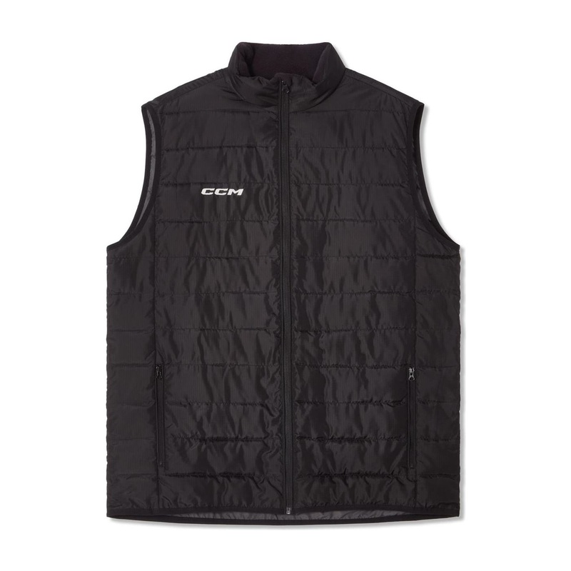 CCM Vest Team Quilted Sr Black