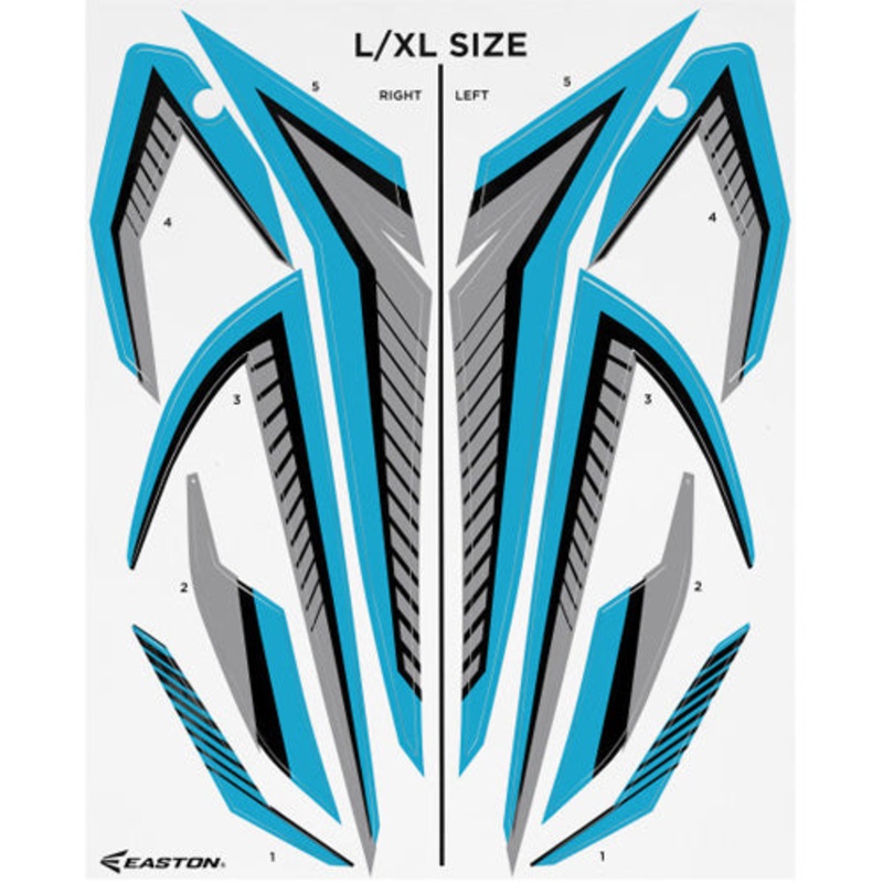 Easton Hellcat Slo-Pitch Helmet Decals