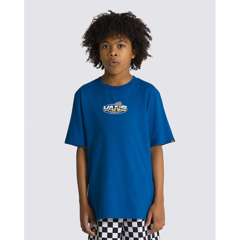 Kid’s Sk8 Shape T-Shirt|TRUE BLUE|S|M|L